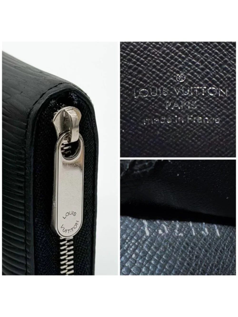 Louis Vuitton Zippy Coin Purse Epi Black